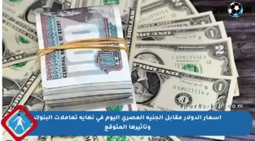 أسعار الدولار مقابل الجنيه المصري اليوم في نهاية تعاملات البنوك وتأثيرها المتوقع